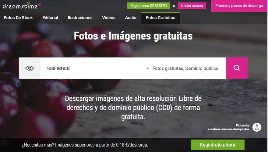 enlace fotos gratuitas a dreamstime